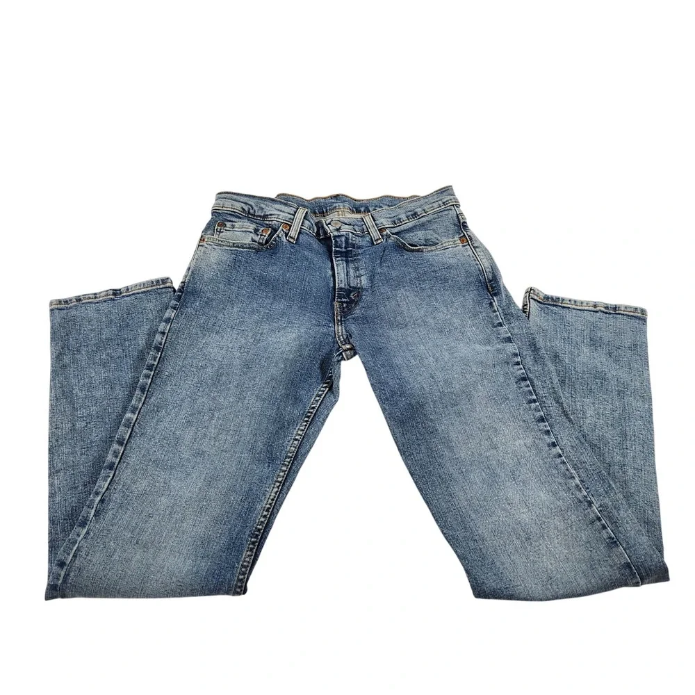 Levis‎ 511 Slim Fit Jeans Mens 31x32 Medium Wash Blue Denim 04511-1907